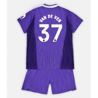 Camisa de Futebol Tottenham Hotspur Micky van de Ven #37 Equipamento Alternativo Infantil 2026-27 Manga Curta (+ Calças curtas)